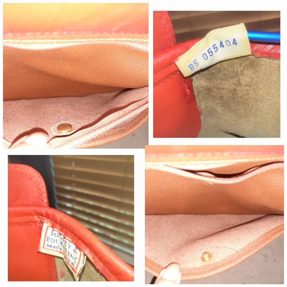 Dooney & Bourke Red Doctor Bag Hand Painted Vintage Doctor Bag - Picture 9 of 14